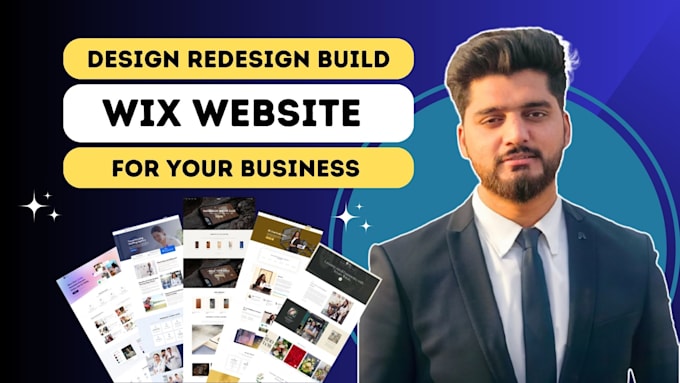 Gig Preview - Design, redesign or develop a wix website