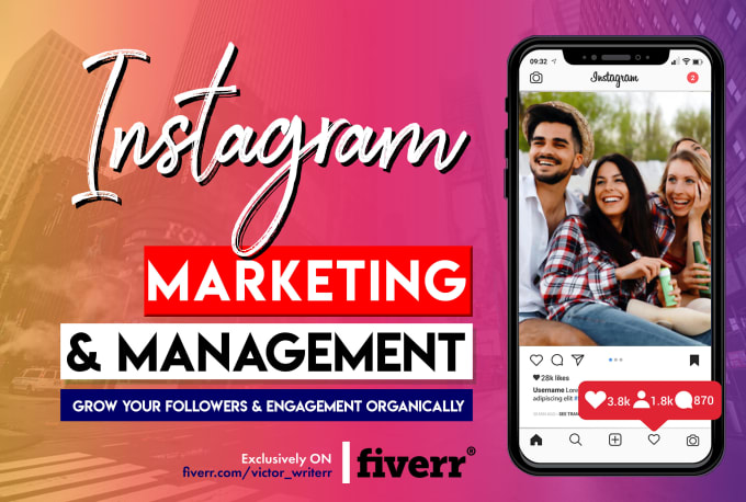 Gig Preview - Do instagram marketing to grow followers and engagement