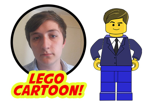 Gig Preview - Draw you as as lego character