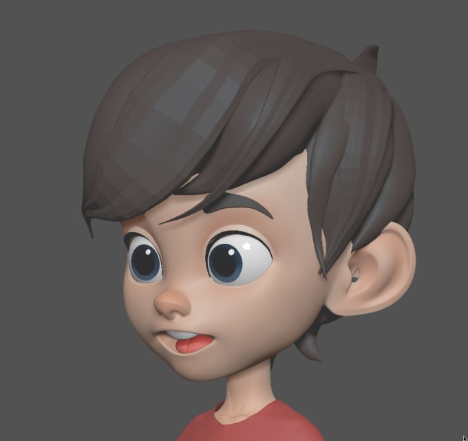 Gig Preview - Pixar disney character high level detail artstation quality