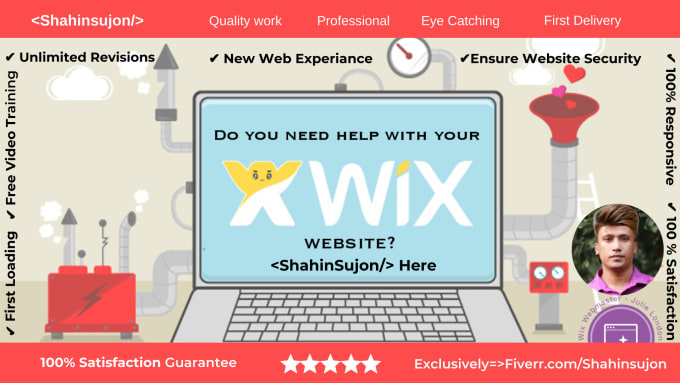 Gig Preview - Design eye catching dynamic wix website