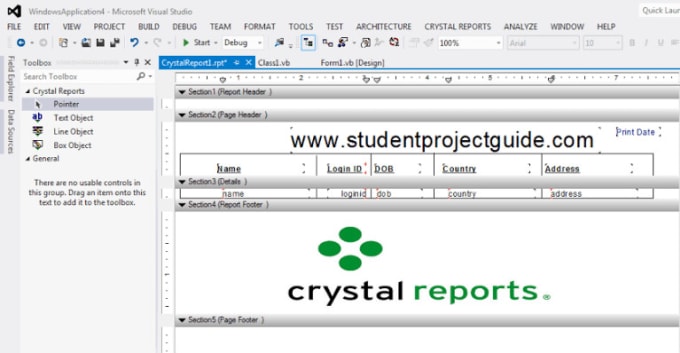 Gig Preview - Fix and design crystal reports