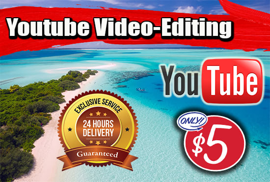 Gig Preview - Professionally edit your youtube video, vlog, travel, drone