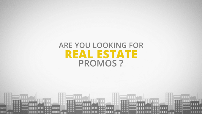 Gig Preview - Create real estate typography promo videos