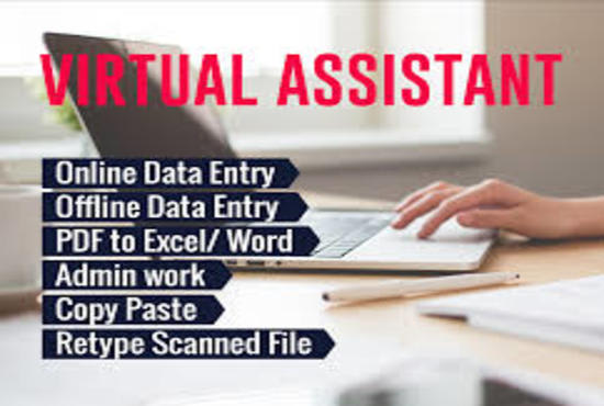 Gig Preview - Be your virtual assistant for all administrative needs