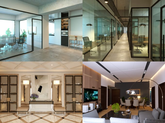 Gig Preview - Provide 3d architectural rendering of interior or exterior