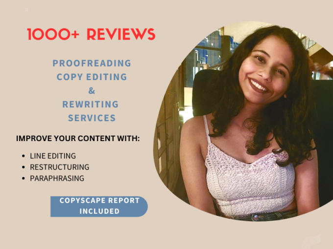 Bestseller - manually rewrite, copy edit, and paraphrase your content