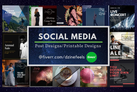 Gig Preview - Design perfect social media post for your business