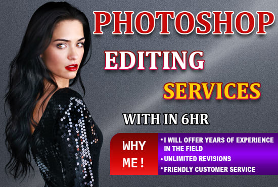 Gig Preview - Do photoshop editing and photo retouching