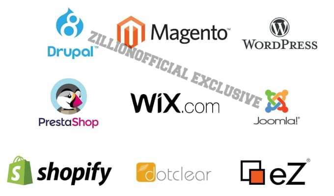 Gig Preview - Create or migrate your wix,squarespace,shopify,joomla store