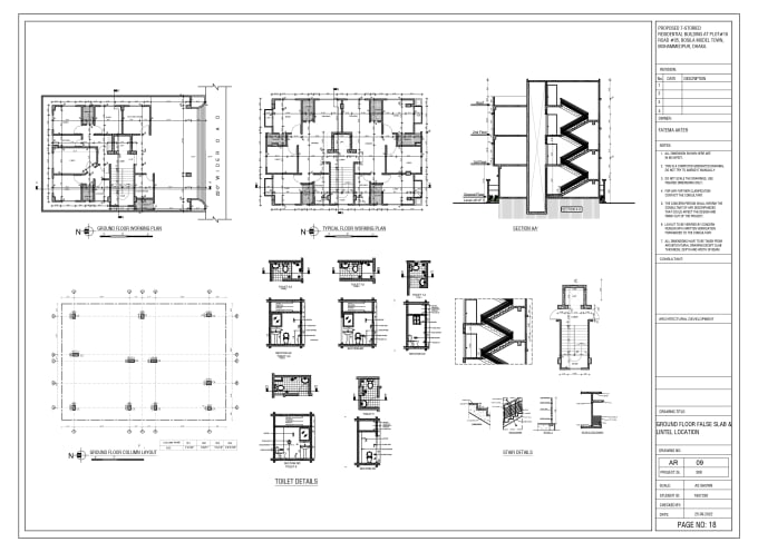 Bestseller - make architectural drawings, 2d floor plan in autocad 2d