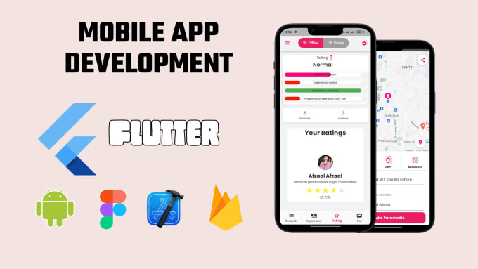 Gig Preview - Build ios and android mobile app development using flutter