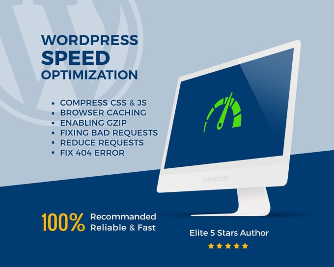 Gig Preview - Optimize boost your wordpress site speed for top performance