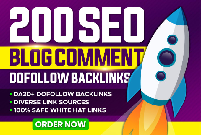 Gig Preview - Do 200 dofollow blog comment backlinks off page seo