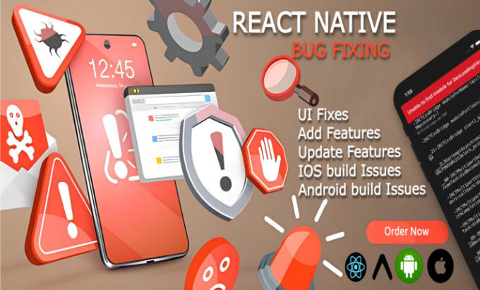 Bestseller - develop and fix bugs in react native and expo app