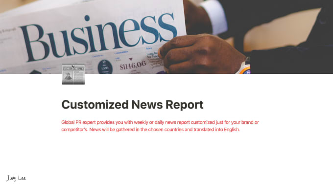 Gig Preview - Deliver daily news scraping report for your business