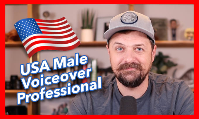 Gig Preview - Record an american male voice over