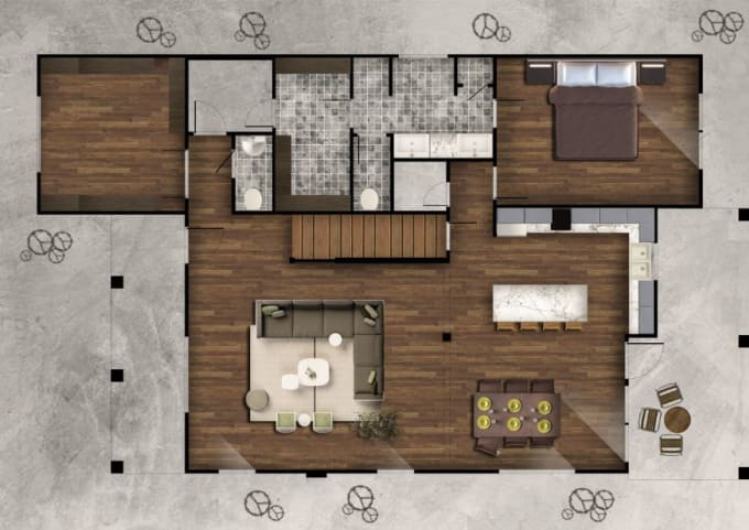 Gig Preview - Draw best 2d architectural floor plan