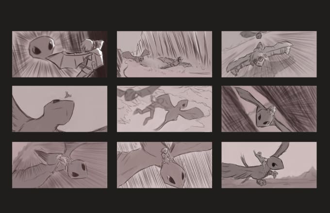 Gig Preview - Storyboard your animation, film, game, commercial, etc