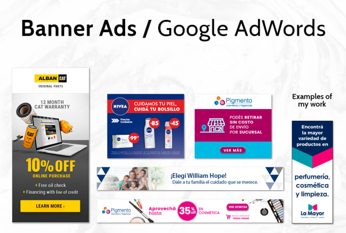 Gig Preview - Design engaging banner ads for google adwords