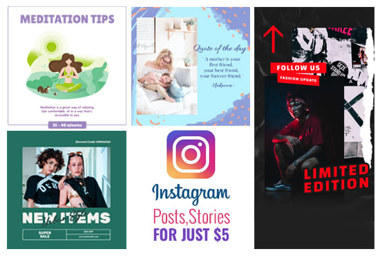 Gig Preview - Create stunning instagram and facebook ad