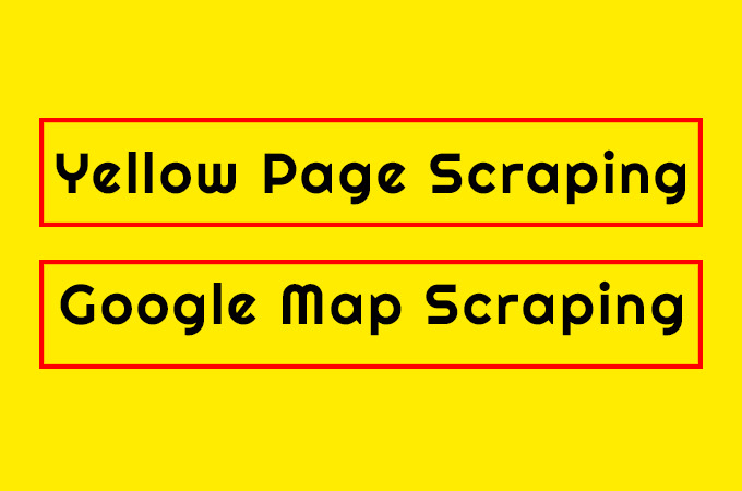 Gig Preview - Do yellow pages scraping and google map business scraping