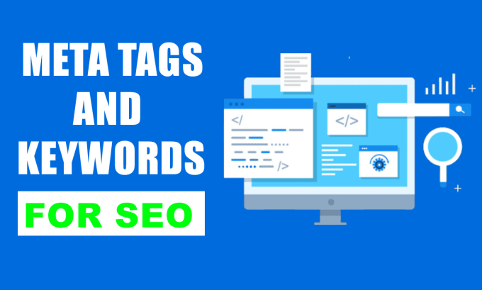 Gig Preview - Add SEO meta tags and keywords in your website for ranking