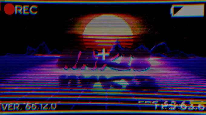 Gig Preview - Create 80s retro vaporwave intro and outro