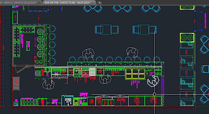 Gig Preview - Do bar, cafe design and planning with list of equipment