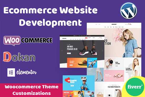 Gig Preview - Create wordpress ecommerce website with customization, fix issue