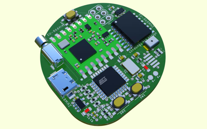 Gig Preview - Design  schematics, pcb,  gerber files in kicad altium easyeda