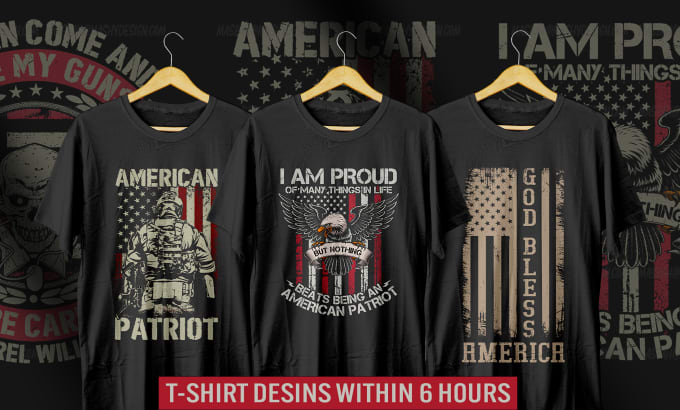 Gig Preview - Do veteran american army t shirt design within 6 hours