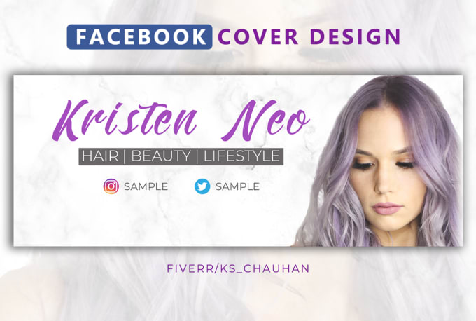 Gig Preview - Do attractive facebook cover, social media design