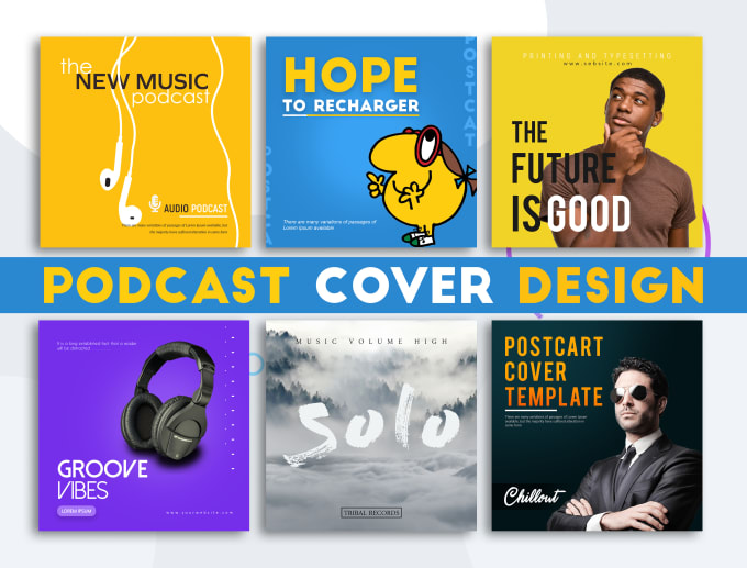 Gig Preview - Design a professional podcast cover art