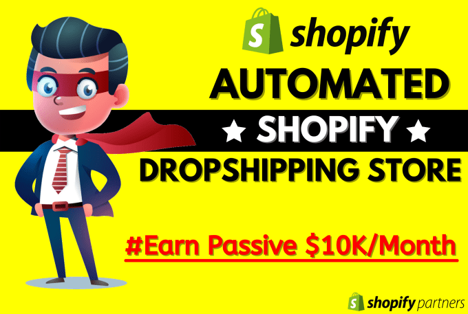 Gig Preview - Create your profitable shopify dropshipping store