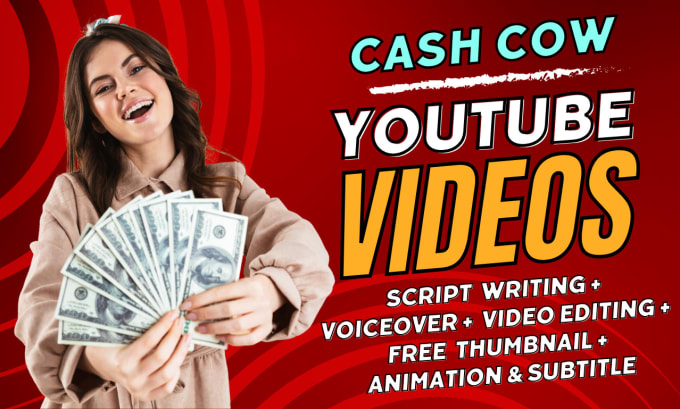 Gig Preview - Create youtube cash cow videos to boost your channel revenue