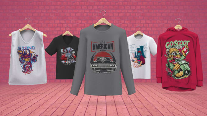 Gig Preview - Create mockup video promo for your t shirts designs