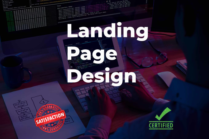 Bestseller - create landing page design or wordpress landing page