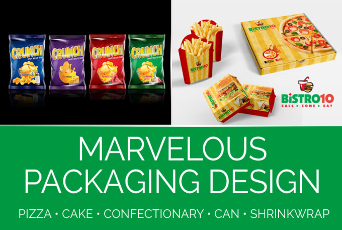 Gig Preview - Design creative packaging design