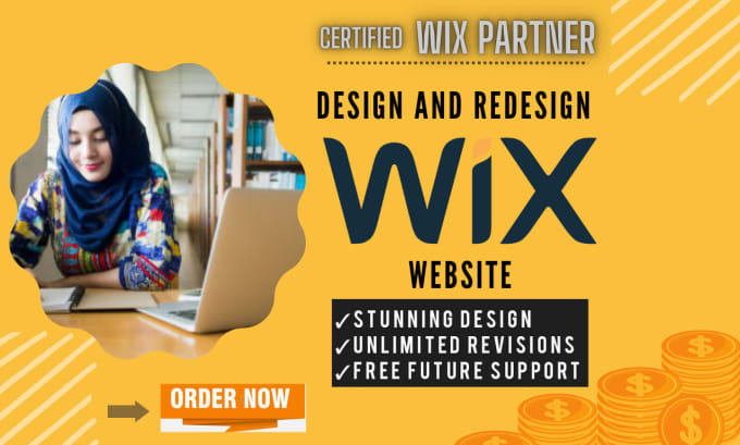 Gig Preview - Create wix website, customize wix and redesign wix website