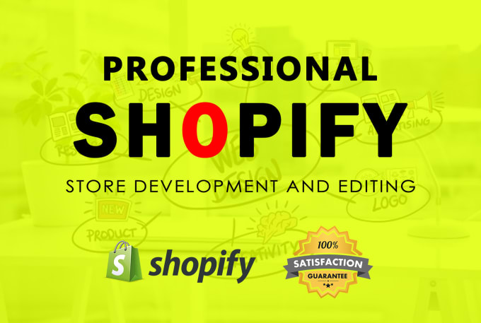 Gig Preview - Be your shopify dropshipping store or shopify website expert