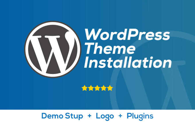 Gig Preview - Install wordpress theme and import demo content