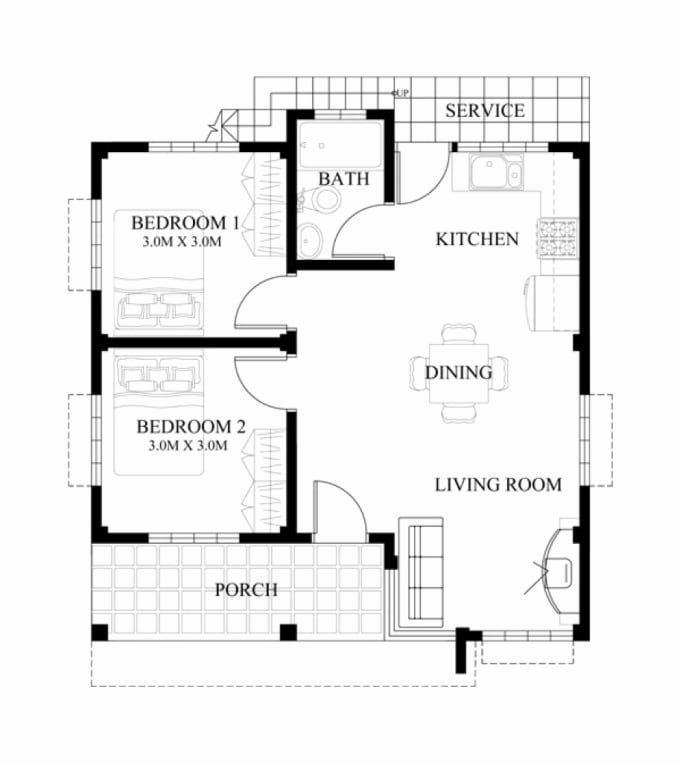 Gig Preview - Do your house plan in autocad