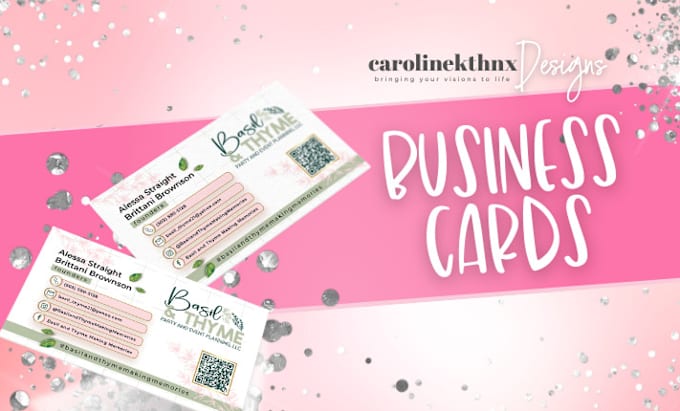 Gig Preview - Design cute and fun business cards to fit your brand