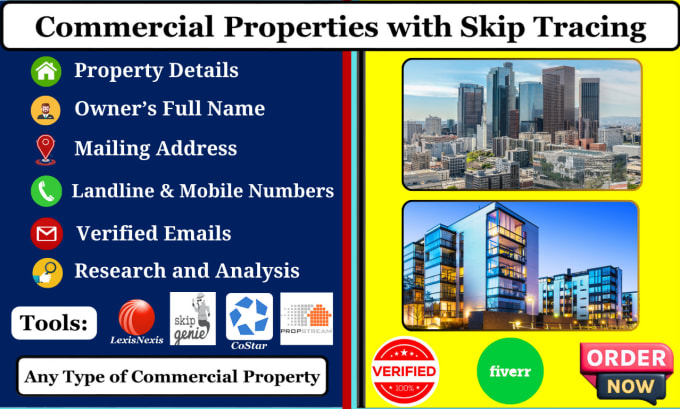 Gig Preview - Do real estate skip tracing and property research