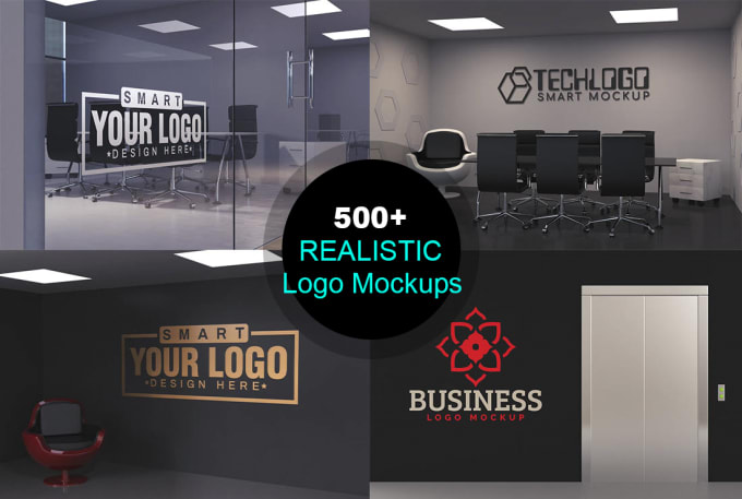 Gig Preview - Put your logo or text on 500 photorealistic 3d mockups