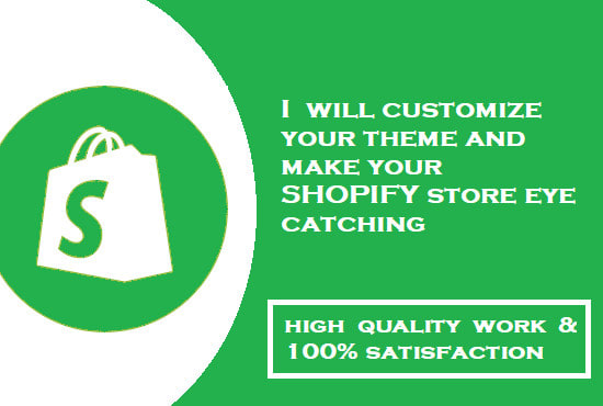 Gig Preview - Do shopify customization any kind of theme