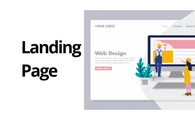 Gig Preview - Create responsive landing page or website