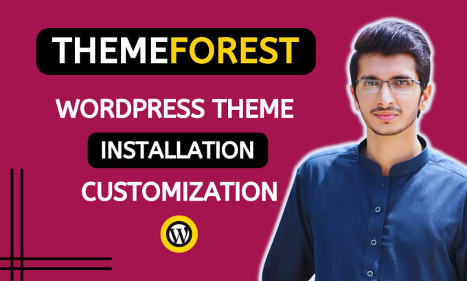 Bestseller - install wordpress theme setup demo and do customization