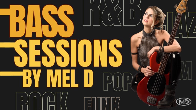 Gig Preview - Be your pro bass player for rock funk rnb jazz